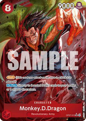 Monkey.D.Dragon (015) (Parallel) (OP07-015) 500 Years in the Future Foil