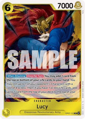 Lucy (OP07-112) 500 Years in the Future Foil