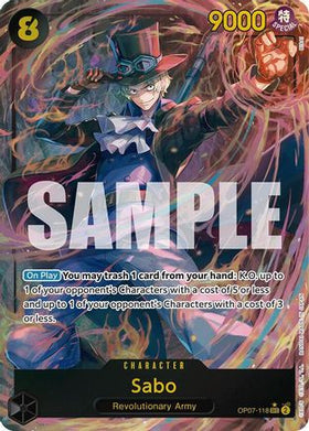 Sabo (Parallel) (OP07-118) 500 Years in the Future Foil