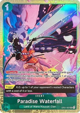 Paradise Waterfall (Premium Card Collection -Best Selection Vol. 1-) (OP01-057) One Piece Promotion Cards Foil