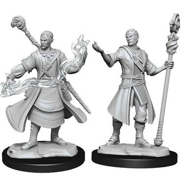 Dungeons & Dragons: Nolzur's Marvelous Unpainted Miniatures - Male Half-Elf Wizard (Wave 14)
