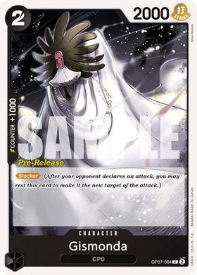 Gismonda (OP07-084) 500 Years in the Future Pre-Release Cards