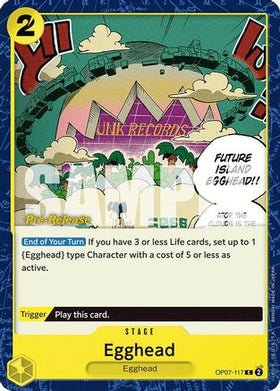 Egghead (OP07-117) 500 Years in the Future Pre-Release Cards