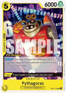 Pythagoras (OP07-105) 500 Years in the Future Pre-Release Cards