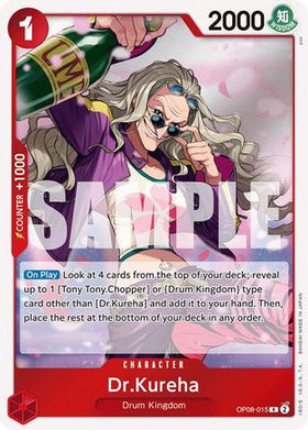Dr.Kureha (OP08-015) Two Legends Foil