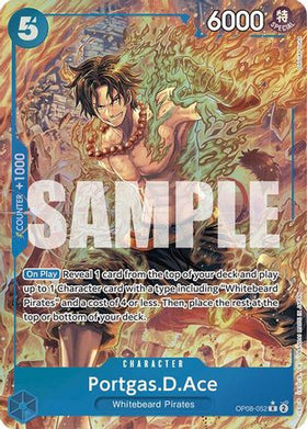 Portgas.D.Ace (Parallel) (OP08-052) Two Legends Foil