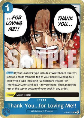 Thank You...for Loving Me!! (OP08-053) Two Legends Foil
