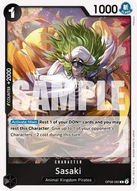 Sasaki (OP08-082) Two Legends Foil