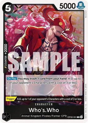Whos.Who (OP08-091) Two Legends Foil