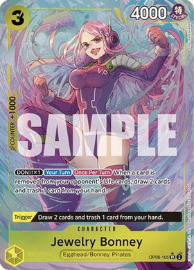 Jewelry Bonney (Parallel) (OP08-105) Two Legends Foil