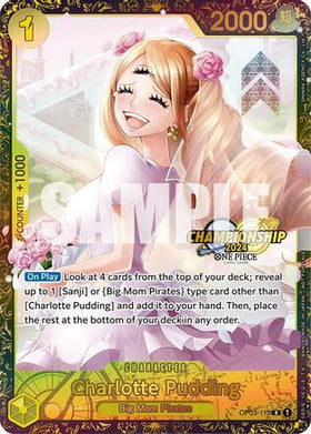 Charlotte Pudding (Championship 2024) (OP03-112) One Piece Promotion Cards Foil