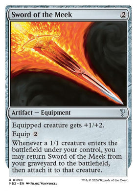 Sword of the Meek (White Border)