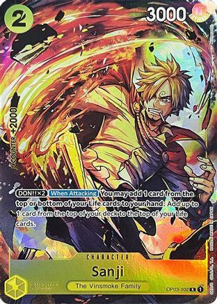 Sanji (Premium Card Collection -BANDAI CARD GAMES Fest. 23-24 Edition-) (OP03-102) One Piece Promotion Cards Foil