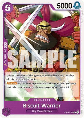 Biscuit Warrior (OP08-072) Two Legends Pre-Release Cards