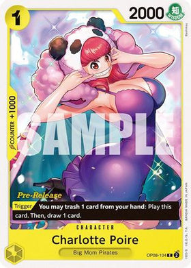 Charlotte Poire (OP08-104) Two Legends Pre-Release Cards