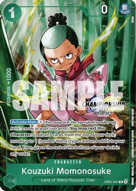 Kouzuki Momonosuke (CS 2024 Celebration Pack) (OP01-041) One Piece Promotion Cards Foil