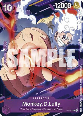 Monkey.D.Luffy (CS 2024 Participation) (P-041) One Piece Promotion Cards Foil