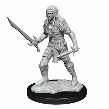 Pathfinder Battles Deep Cuts Unpainted Miniatures: Male Elf Fighter (Wave 13)