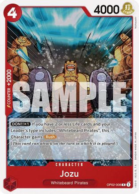 Jozu (OP02-008) Starter Deck 15: RED Edward.Newgate