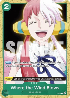 Where the Wind Blows (P-058) Starter Deck 16: GREEN Uta