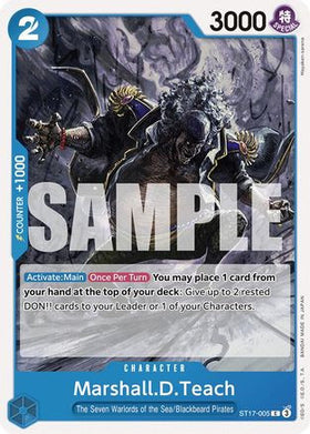 Marshall.D.Teach (ST17-005) Starter Deck 17: BLUE Donquixote Doflamingo