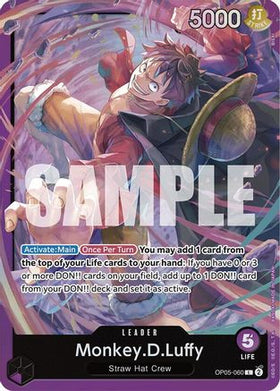 Monkey.D.Luffy (OP05-060) (OP05-060) Starter Deck 18: PURPLE Monkey.D.Luffy Foil