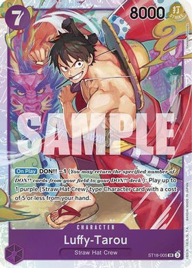 Luffy-Tarou (ST18-005) Starter Deck 18: PURPLE Monkey.D.Luffy Foil