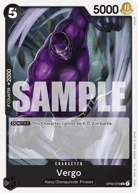 Vergo (OP03-079) Starter Deck 19: BLACK Smoker