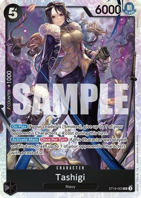 Tashigi (ST19-003) Starter Deck 19: BLACK Smoker Foil