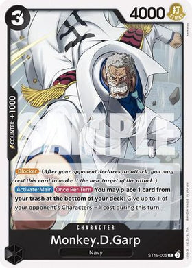 Monkey.D.Garp (ST19-005) Starter Deck 19: BLACK Smoker