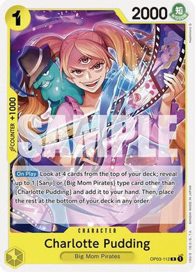 Charlotte Pudding (OP03-112) (OP03-112) Starter Deck 20: YELLOW Charlotte Katakuri