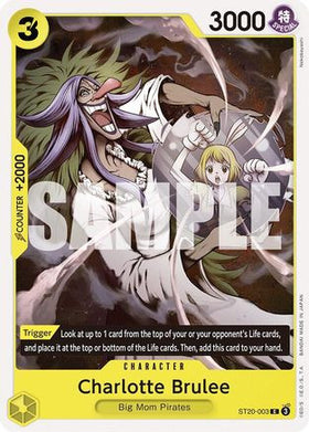 Charlotte Brulee (ST20-003) Starter Deck 20: YELLOW Charlotte Katakuri