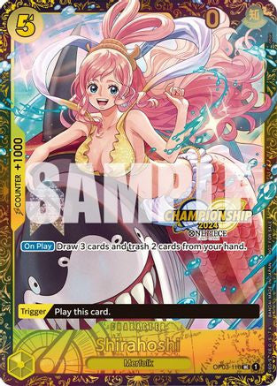 Shirahoshi (October Championship 2024 Online Regional) (OP03-116) One Piece Promotion Cards Foil