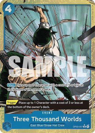 Three Thousand Worlds (Alternate Art) (OP03-057) Premium Booster -The Best- Foil