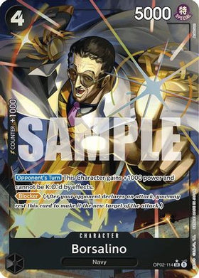 Borsalino (Alternate Art) (OP02-114) Premium Booster -The Best- Foil