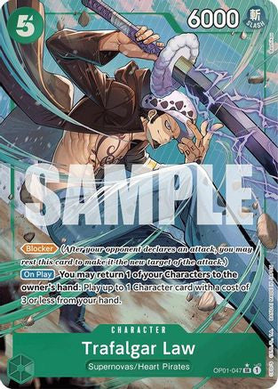 Trafalgar Law (OP01-047) (Alternate Art) (OP01-047) Premium Booster -The Best- Foil