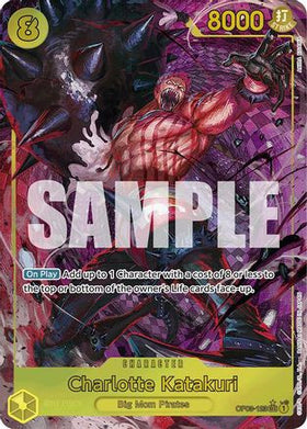 Charlotte Katakuri (Alternate Art) (OP03-123) Premium Booster -The Best- Foil