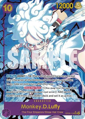 Monkey.D.Luffy (OP05-119) (Alternate Art) (OP05-119) Premium Booster -The Best- Foil
