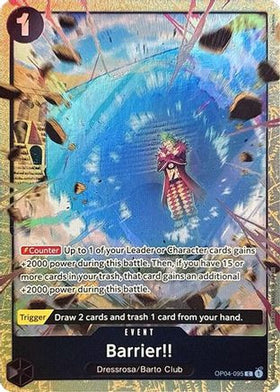 Barrier!! (Premium Card Collection -Best Selection Vol. 2-) (OP04-095) One Piece Promotion Cards Foil
