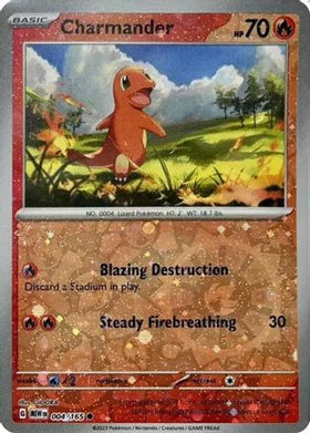 Charmander - 004/165 (Cosmos Holo) (Costco Exclusive) 4 - Miscellaneous Cards Products Holofoil