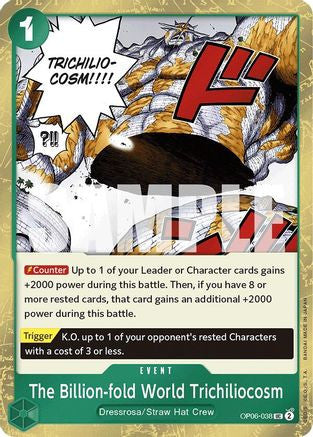 The Billion-fold World Trichiliocosm (Jolly Roger Foil) (OP06-038) Premium Booster -The Best- Foil