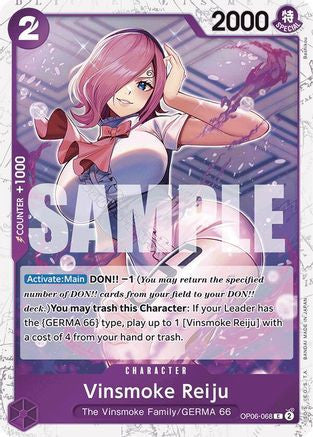 Vinsmoke Reiju (OP06-068) (Jolly Roger Foil) (OP06-068) Premium Booster -The Best- Foil