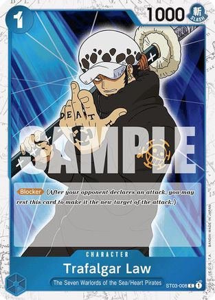 Trafalgar Law (ST03-008) (Jolly Roger Foil) (ST03-008) Premium Booster -The Best- Foil