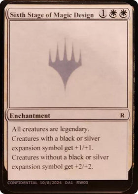 Sixth Stage of Magic Design