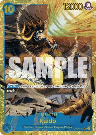 Kaido (OP05-118) (Reprint) (OP05-118) Premium Booster -The Best- Foil