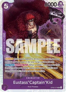 Eustass"Captain"Kid (Reprint) (OP05-074) Premium Booster -The Best- Foil