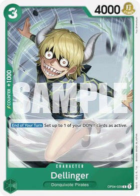 Dellinger (Reprint) (OP04-029) Premium Booster -The Best-