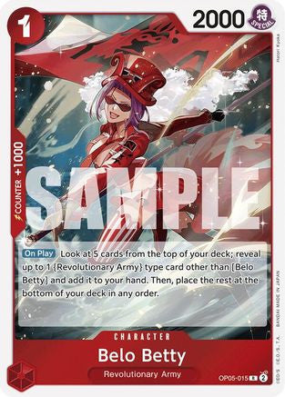 Belo Betty (OP05-015) (Reprint) (OP05-015) Premium Booster -The Best- Foil
