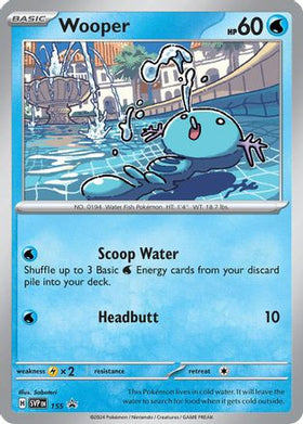 Wooper - 155 155 - SV Scarlet Violet Promo Cards Holofoil
