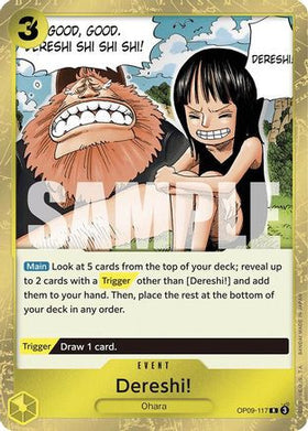 Dereshi! (OP09-117) Emperors in the New World Foil